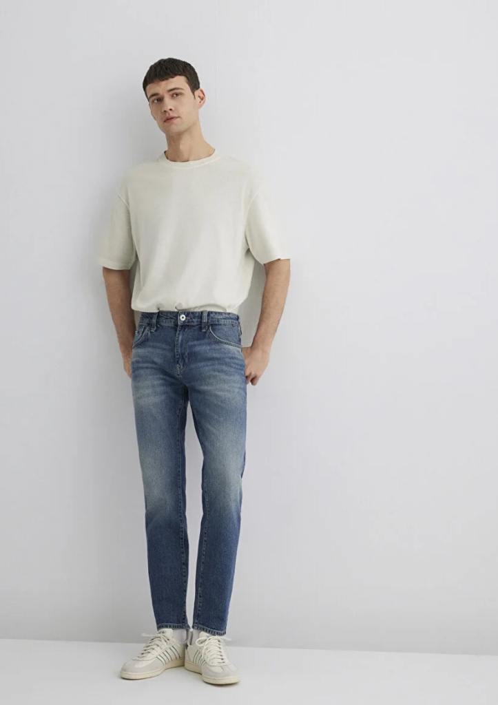 Erkek Koyu Mavi M0081089655 Milan Pantolon