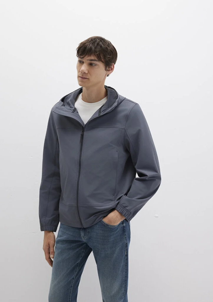 Erkek Koyu Mavi M0110643-80776 Mevsimlik Mont