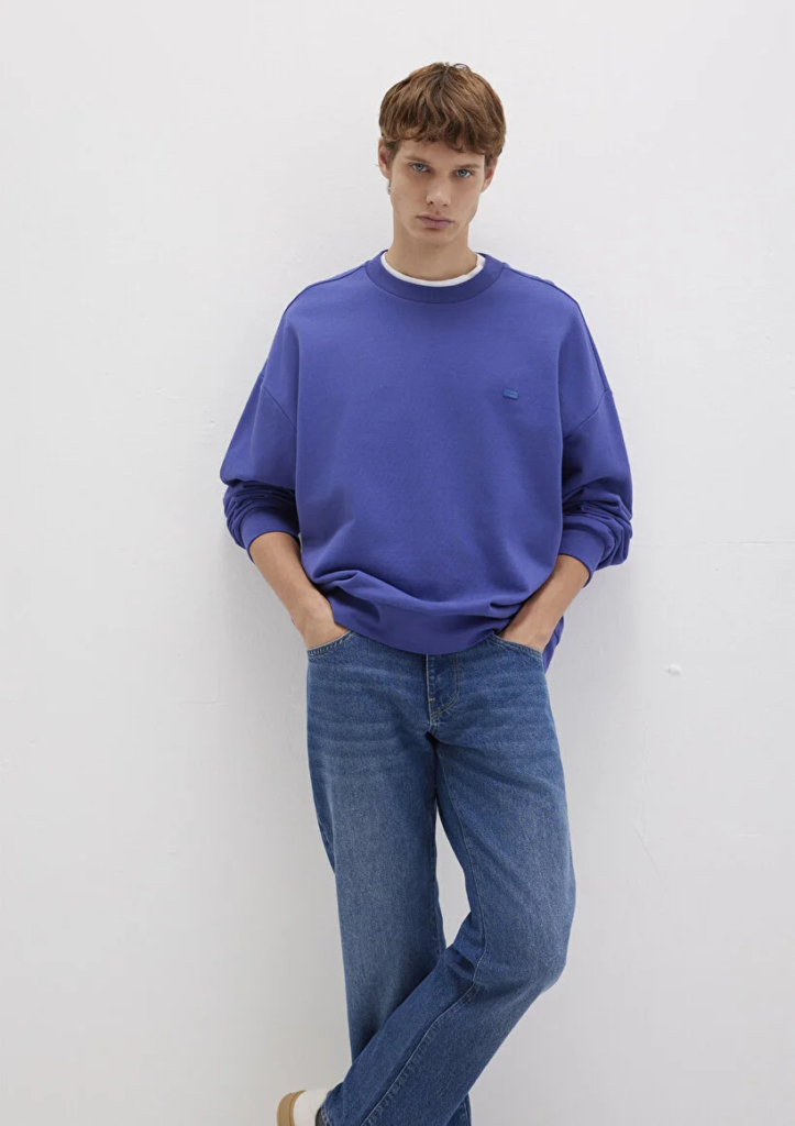 Erkek Mor M0s10415-70695 Sweatshirt