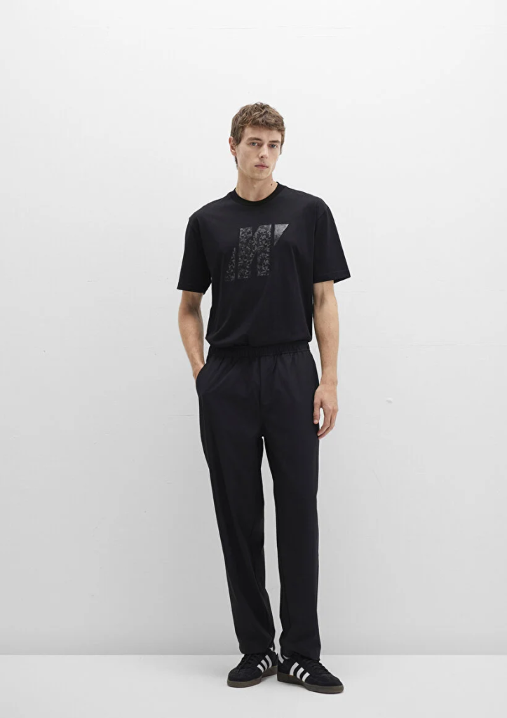 Erkek Siyah M0010457-71379 Jogger Pantolon