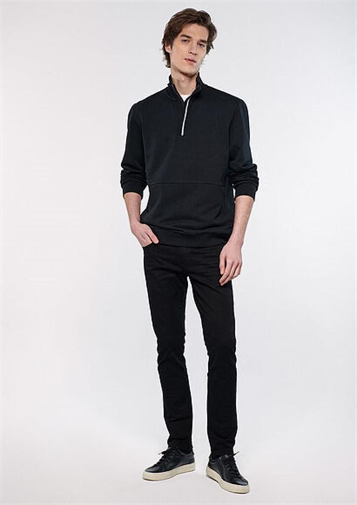 Erkek Siyah M0042232200 Jake Slim Leg Kot Pantolon