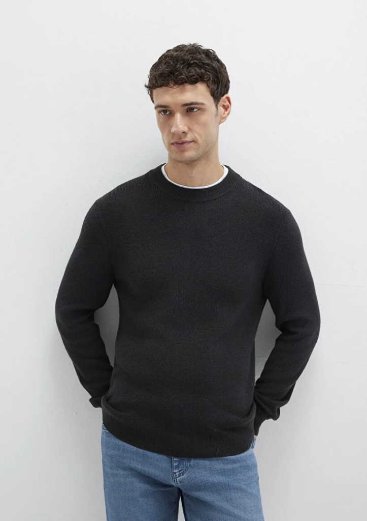 Erkek Siyah M0710291-900 Kazak