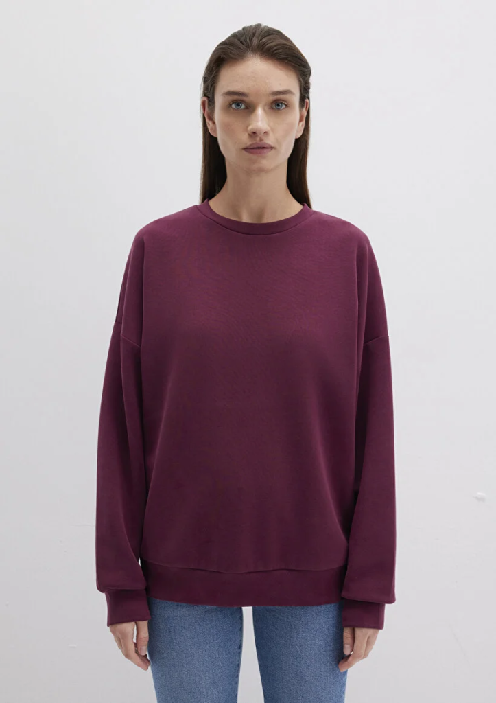 Kadın Bordo M168837-70426 Sweatshirt