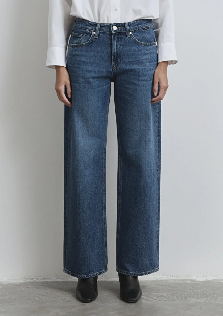 Kadın Mavi M1010840-89582 Taylot Bol Pantolon