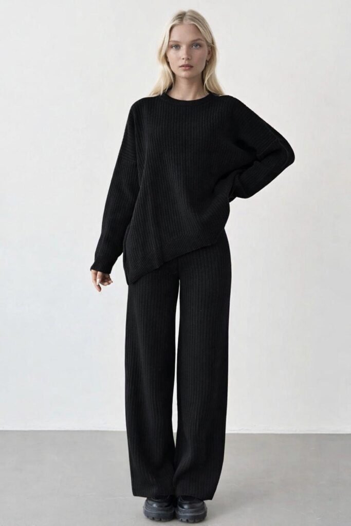 Kadın 4004-1 Triko Takım